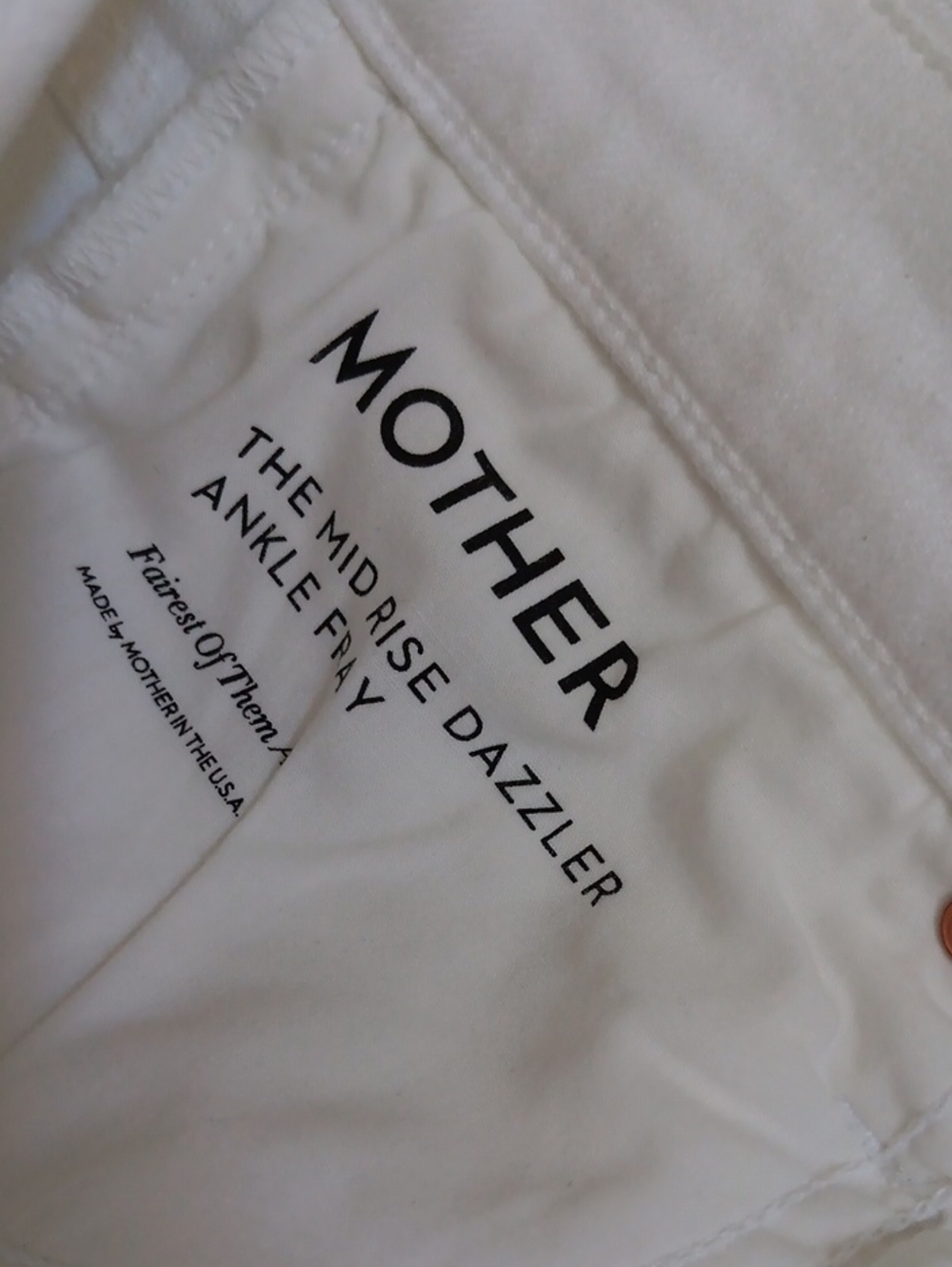 MOTHER..NEW!! MID RISE DAZZLER..SIZE 30 - Picture 5 of 9